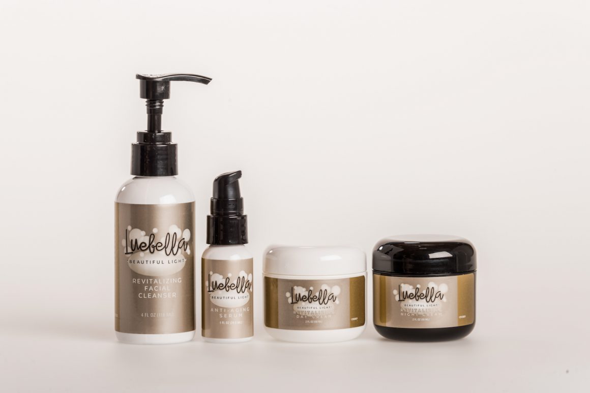 Luebella is great skin care for that Valentine's Day glow.