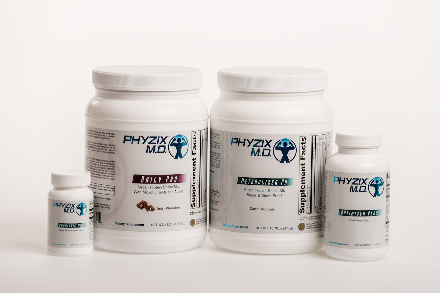 Pictured here is the Phyzix MD Cleanse product line.