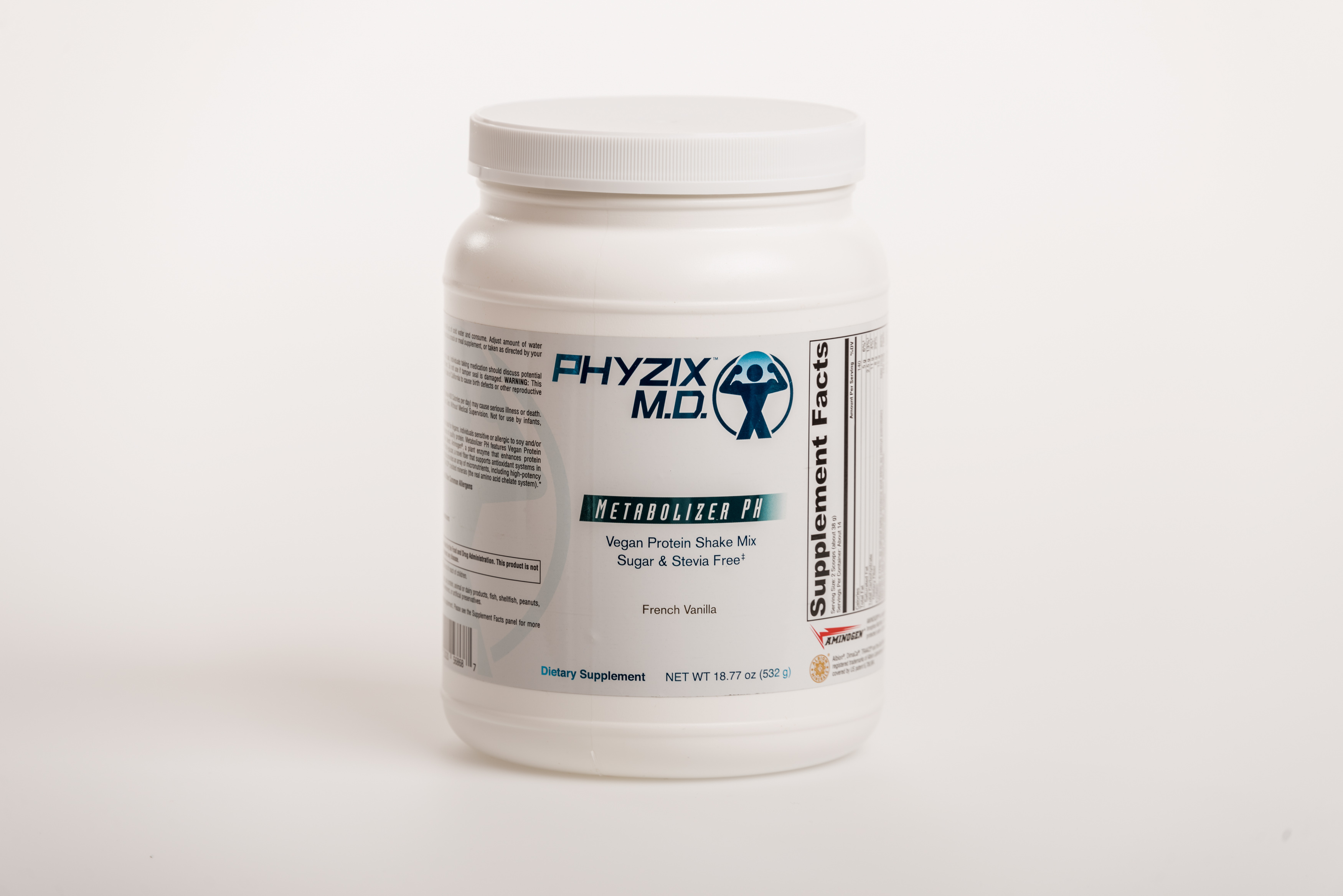 Metabolizer PH is a protein powder in the cleanse program. 