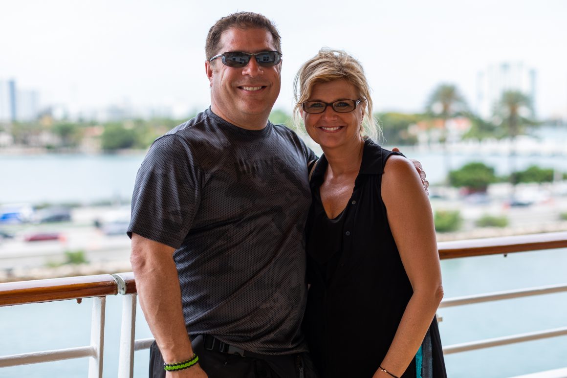 Bonvera leaders, Joe and Laura Darkangelo, enjoying a Bonvera incentive trip. 