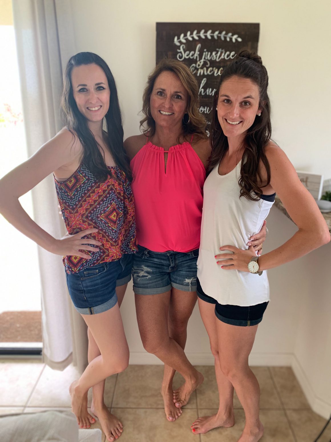 Pictured here is Bonvera leader, Dolores Martin, with her daughters.