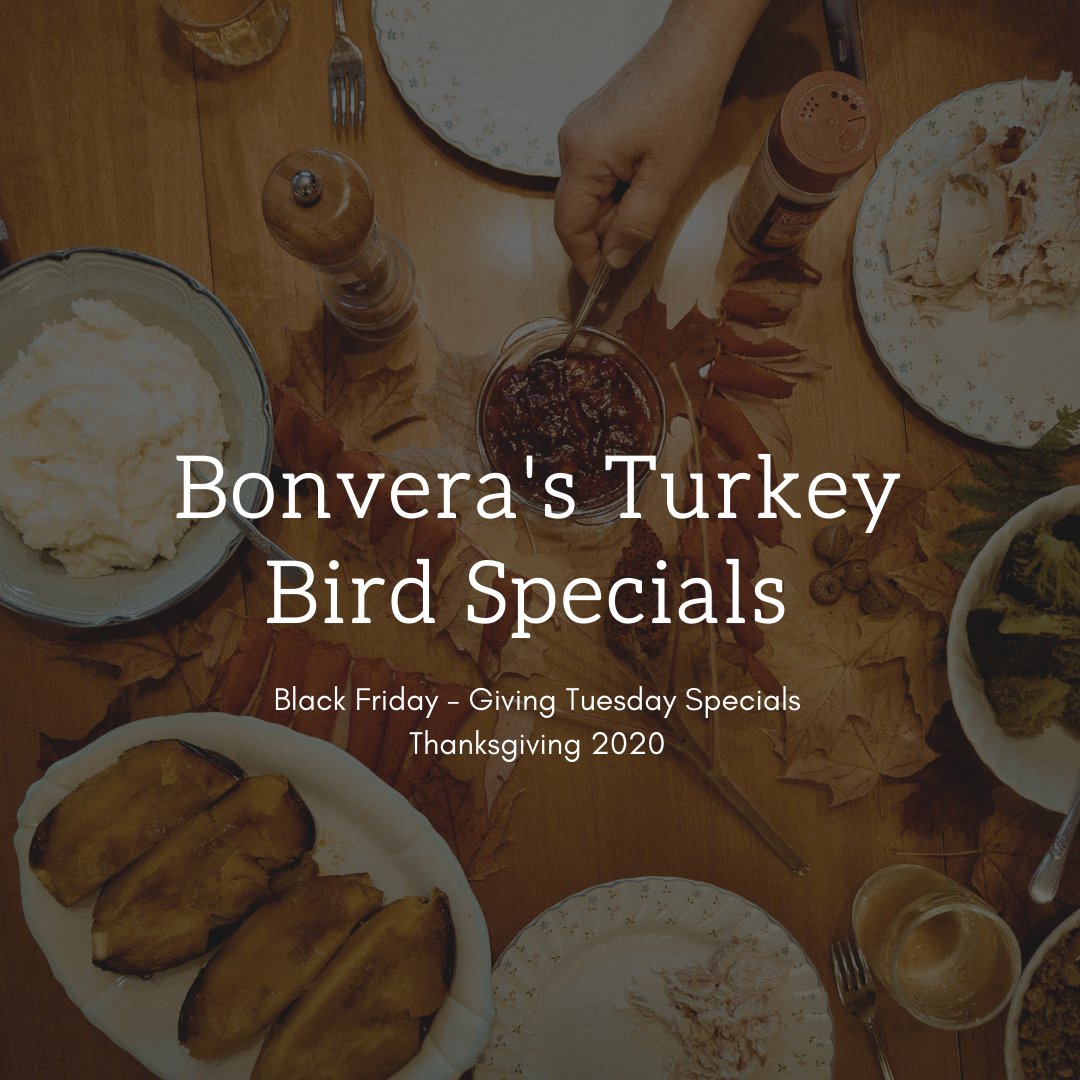 Bonvera’s Turkey Bird Specials for 2020